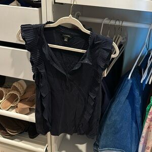 Ruffled Tank Blouse